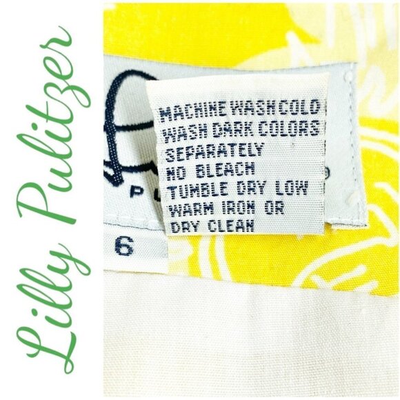 LILLY PULITZER Vintage 100% Cotton Macfarlane Cat Sun Print Sleeveless Sheath, 6 - Picture 6 of 10